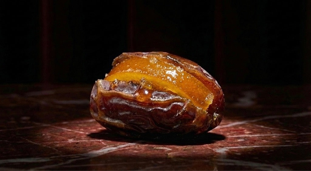 grosse datte medjoul fourée à l'écorce d'orange confite